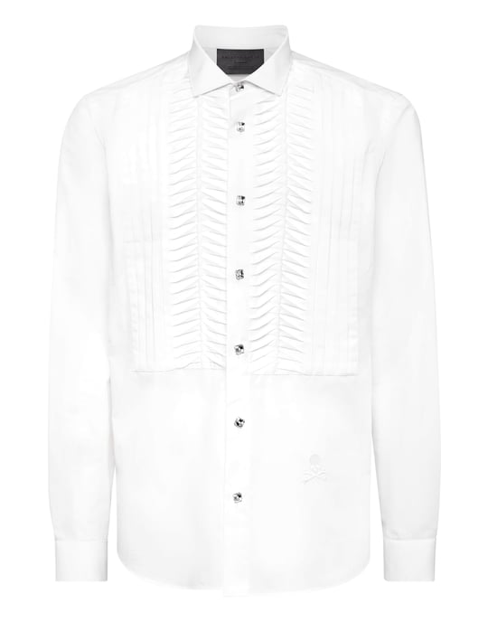 Philipp Plein Smoking-Hemd - Weiß - Image 1