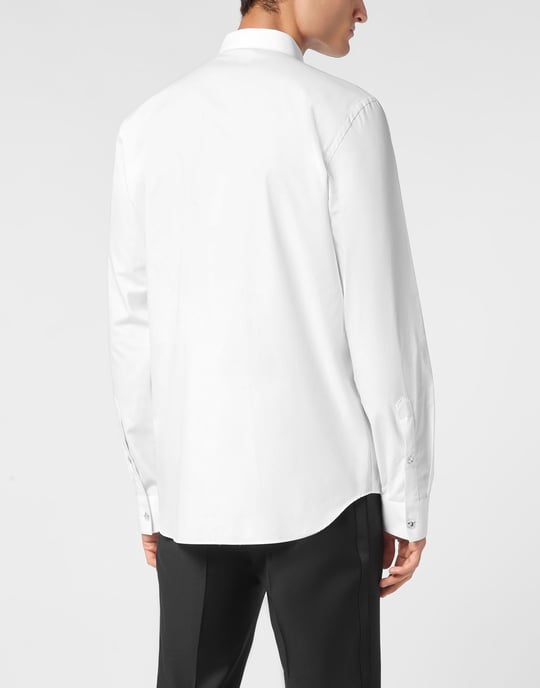 Philipp Plein Smoking-Hemd - Weiß - Image 5