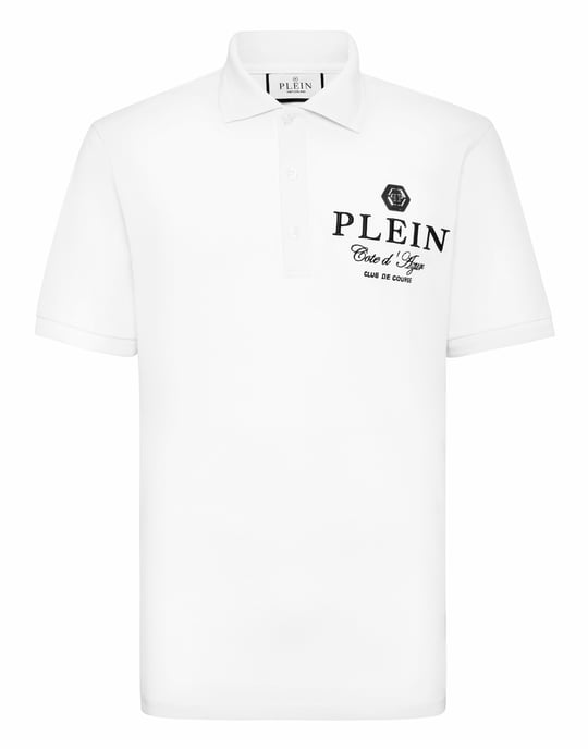 Philipp Plein Polo-Shirt SS "Club The Course" - Weiß - Image 1