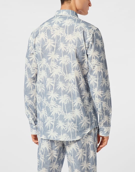 Philipp Plein Shirt Sugar Daddy Cut Ls - Hellblau - Image 2