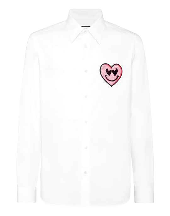 Philipp Plein Slim-Fit-Hemd - Weiß - Image 1