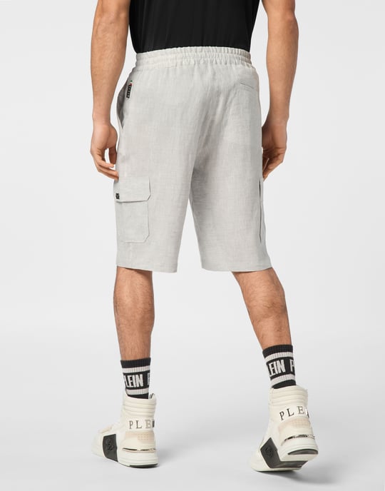 Linen Short Trousers Coolkid Cargo - Image 2