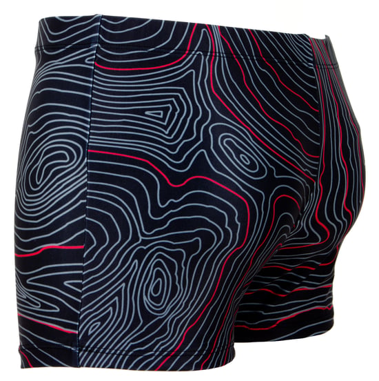 Herren Badehose eng anliegend gestreift Boxerbadehose - Image 6