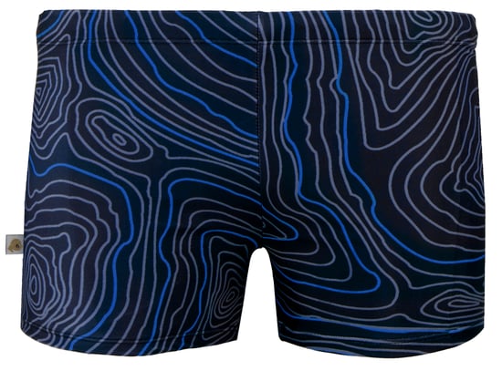 Herren Badehose eng anliegend gestreift Boxerbadehose - Image 3