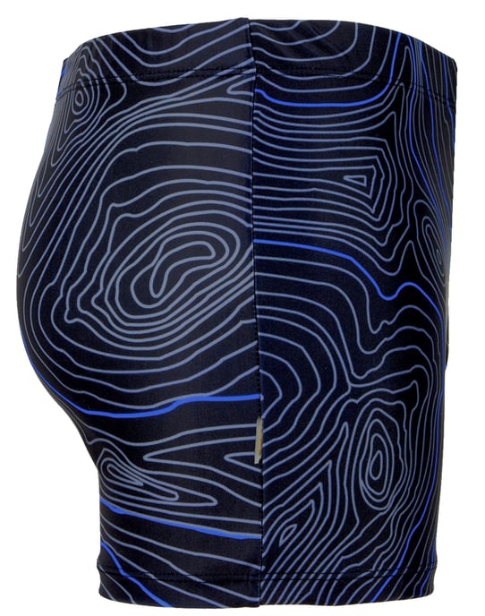 Herren Badehose eng anliegend gestreift Boxerbadehose - Image 5