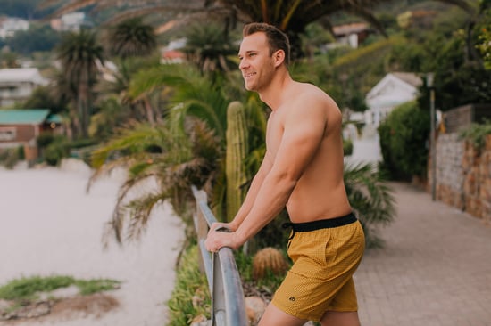 Herren Badehose Kariert - Image 2