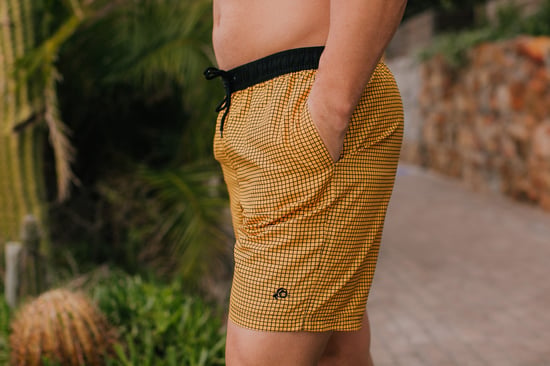 Herren Badehose Kariert - Image 3