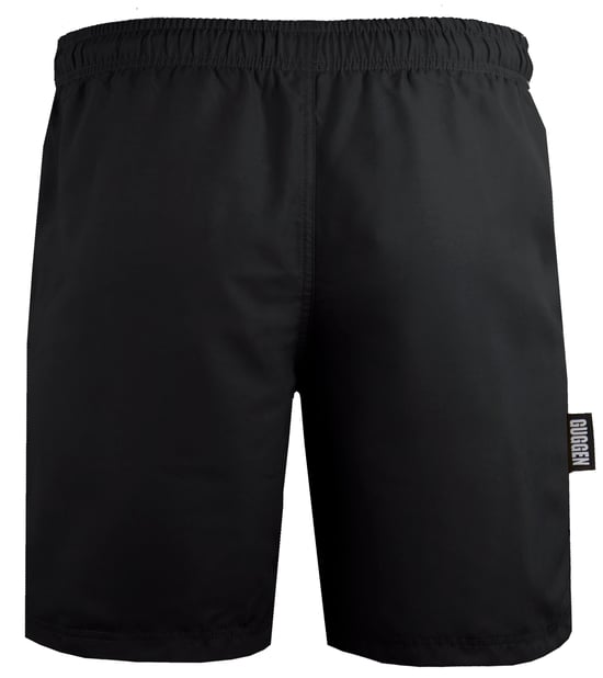 Herren Badehose mit Palmen Muster Weiß Schwarz - Image 3