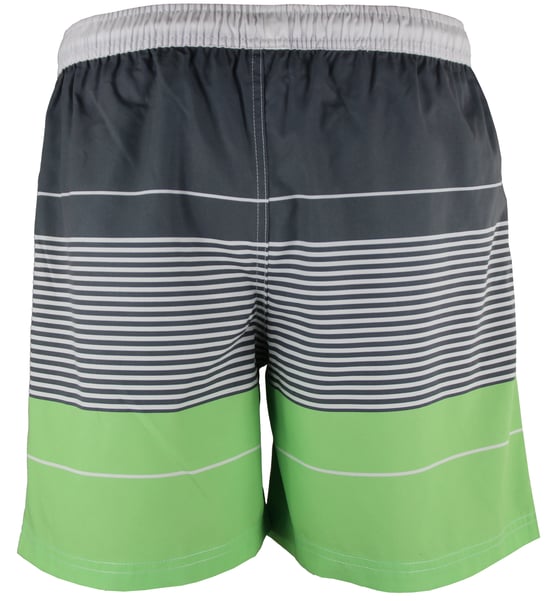 Herren Badehose mit Muster Streifen Grün - Image 3