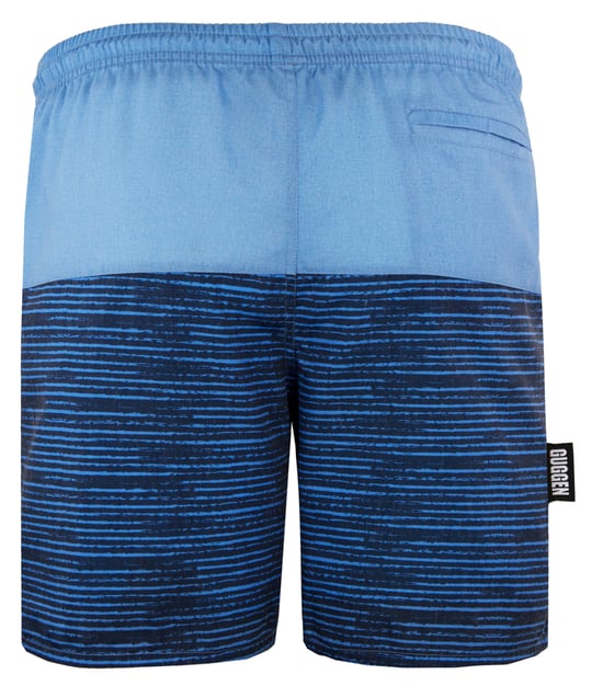 Herren Badehose mit Muster Streifen Grün Schwarz - Image 6
