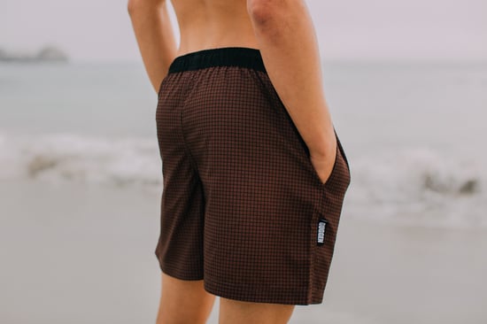 Herren Badehose Kariert - Image 2
