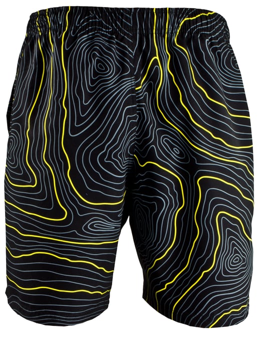 Herren Badehose Streifen lässige Boardshorts Linien Muster - Image 6