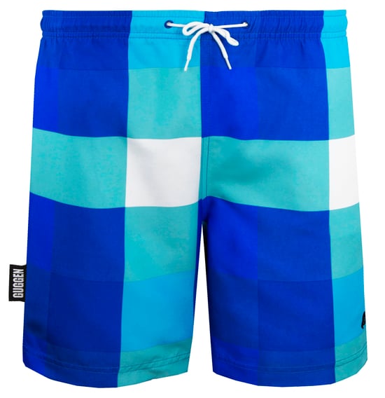 Herren Badehose Kariert Blau - Image 5