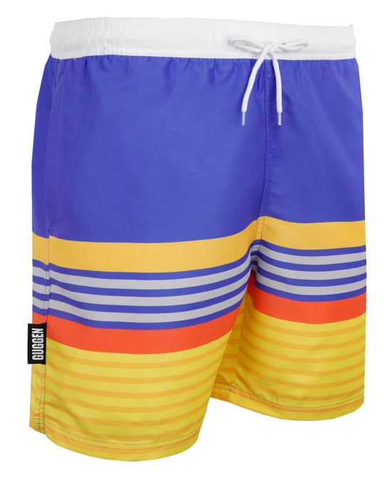 Herren Badehose mit Muster Streifen - Image 1