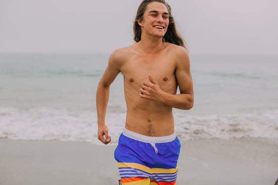 Herren Badehose mit Muster Streifen - Image 3