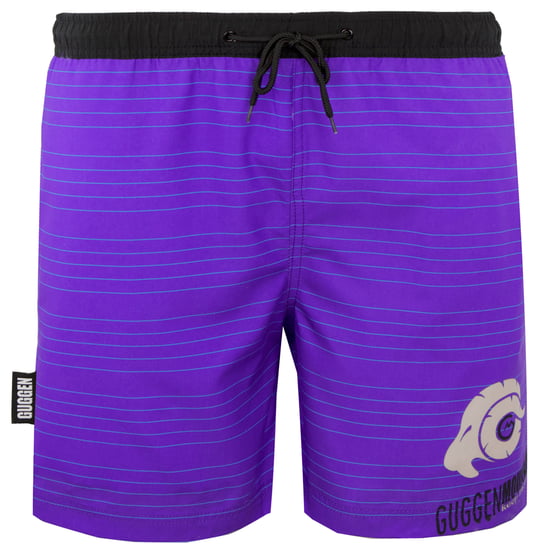 GUGGEN Mountain Herren-Badeshorts mit Streifenmuster - Lila - Image 6