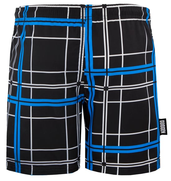 Herren Badehose Kariert Blau - Image 6