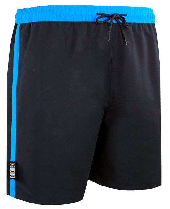 Herren Badehose mit Muster Streifen Blau - Image 1