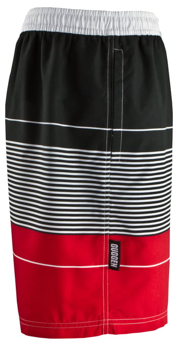 Herren Badehose mit Muster Streifen Rot - Image 6