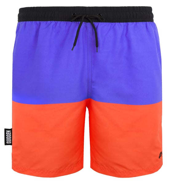 Herren Badehose mit Muster Lila Orange - Image 6