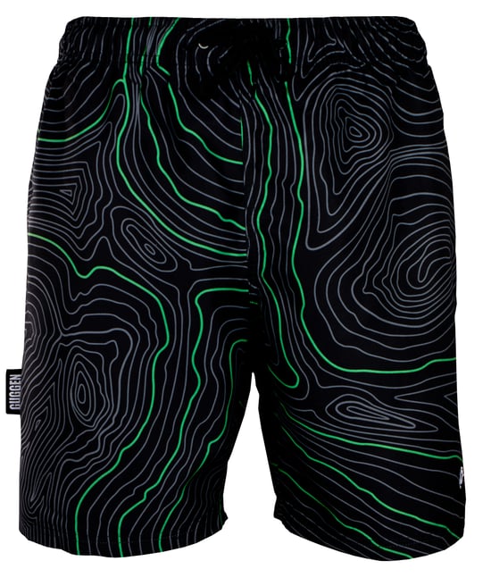 Herren Badehose Streifen lässige Boardshorts Linien Muster - Image 5