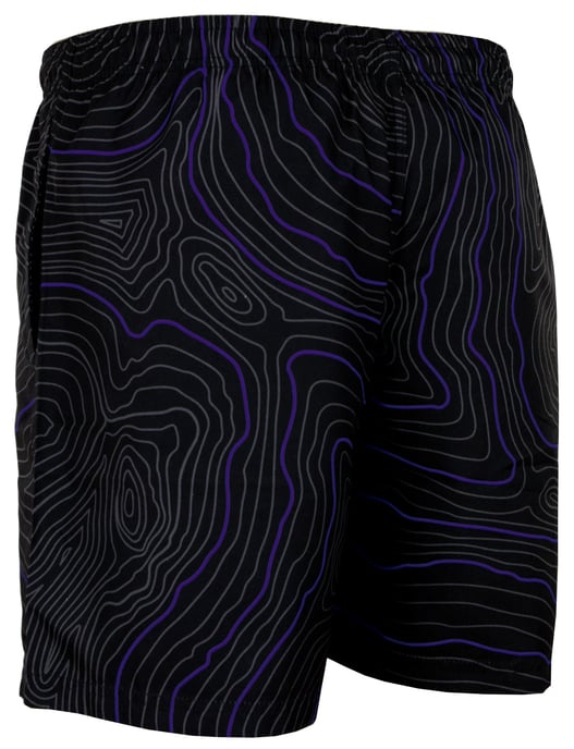 Herren Badehose Streifen lässige Boardshorts Linien Muster - Image 3