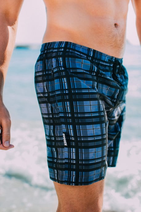 Herren Badehose Kariert - Image 5