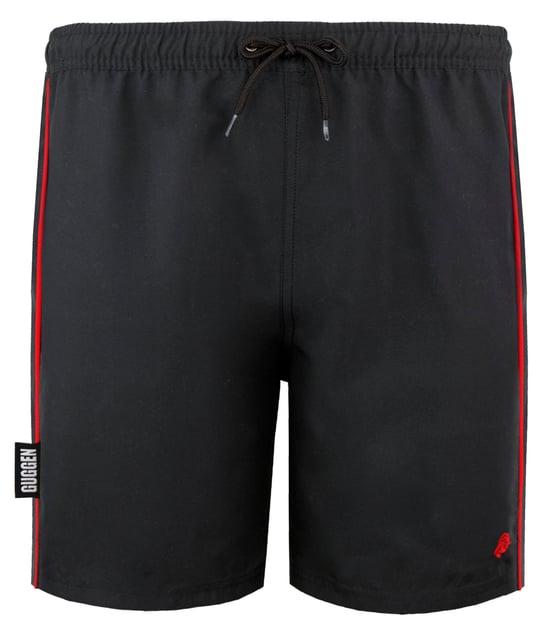 Herren Badehose wechselt Muster bei Nässe kariert schwarz - Image 4
