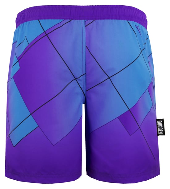 Herren Badehose Kariert Lila - Image 2