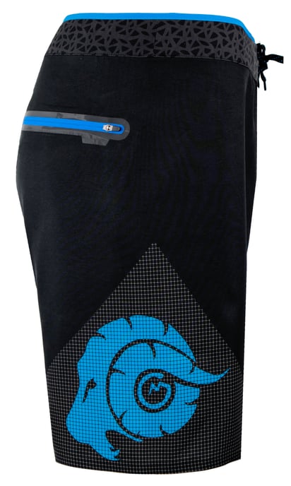Herren Badehose mit Reißverschlusstasche Surfshorts - Image 6