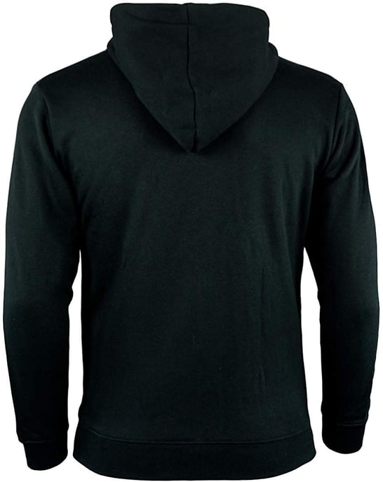 Herren Wandern Kapuzenpullover H06 mit Reißverschluss Schwarz - Image 2