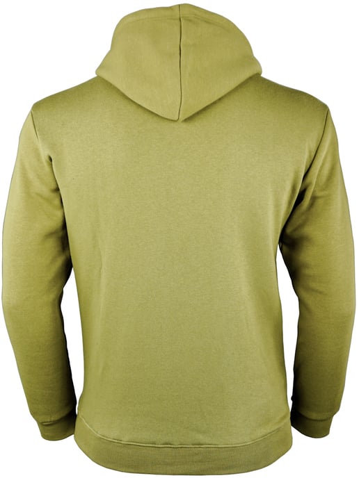 Herren Wandern Kapuzenpullover Fleece Hoodie Outdoor Olive - Image 2