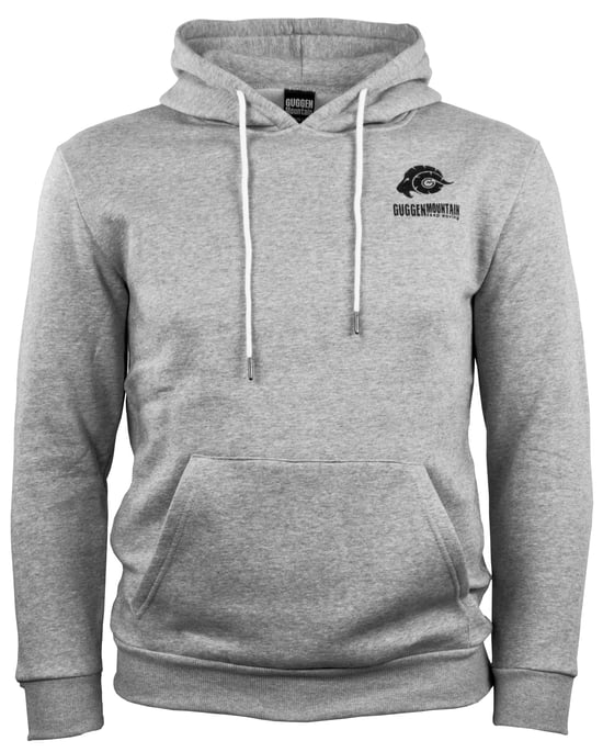 Herren Wandern Kapuzenpullover Fleece Hoodie Outdoor Hellgrau - Image 4