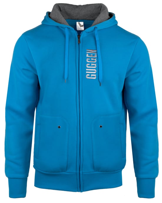 Herren Kapuzenpullover Pullover Hoodie Blau - Image 1