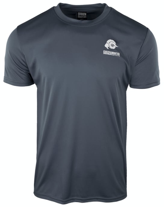 Herren Fitness Funktionsshirt T-Shirt mit Logo Sport Outdoor Grau - Image 2