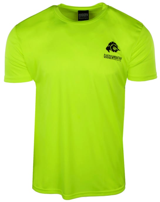Herren Fitness Funktionsshirt T-Shirt mit Logo Sport Outdoor Gelb - Image 2