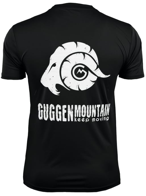Herren Fitness Funktionsshirt T-Shirt mit Logo Sport Outdoor Black - Image 1