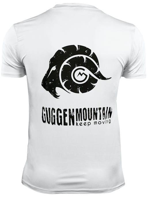 Herren Fitness Funktionsshirt T-Shirt mit Logo Sport Outdoor Weiss - Image 1