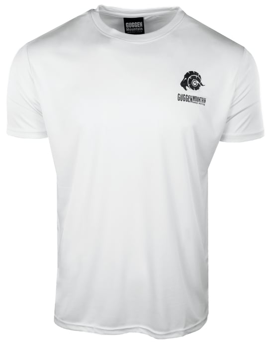 Herren Fitness Funktionsshirt T-Shirt mit Logo Sport Outdoor Weiss - Image 2