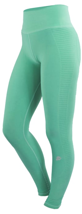 Damenleggings Seamless Damen Leggings Tights Türkis - Image 2