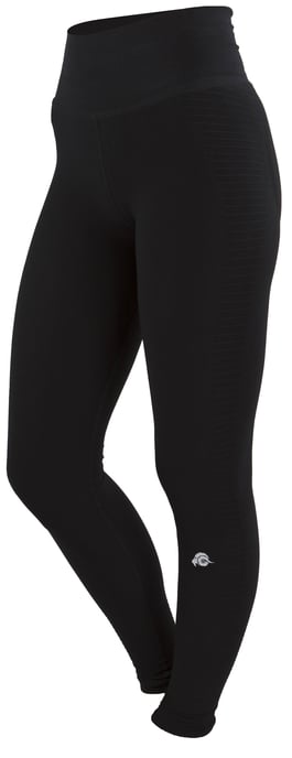 Damenleggings Seamless Damen Leggings Tights Schwarz - Image 2