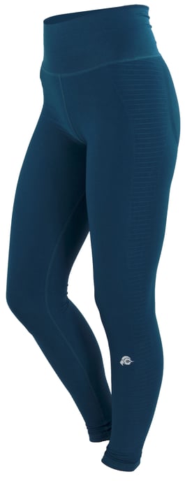 Damenleggings Seamless Damen Leggings Tights Dunkelblau - Image 2