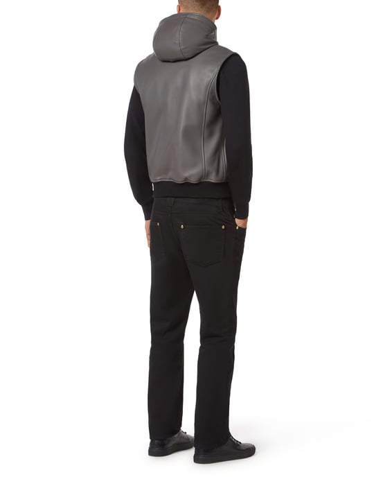 Billionaire Lederweste - Grau - Image 2