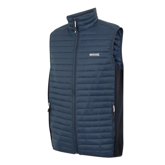 Regatta Herren Andreson Hybrid gepolsterte Jacke (Dunkel-Jeansblau/Marineblau) - Image 3