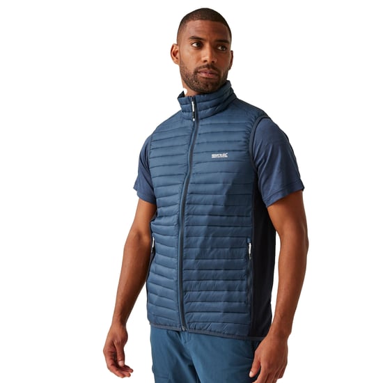 Regatta Herren Andreson Hybrid gepolsterte Jacke (Dunkel-Jeansblau/Marineblau) - Image 4
