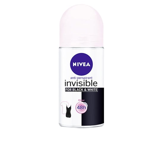 Black & White Invisible Deodorant Roll-on 50 ml - Image 1