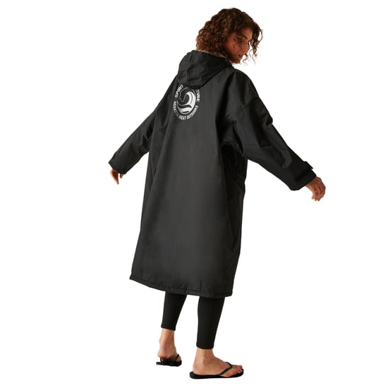 Regatta - Robe Mit Vlies gefüttert für Herren/Damen Unisex (Schwarz) - Image 2