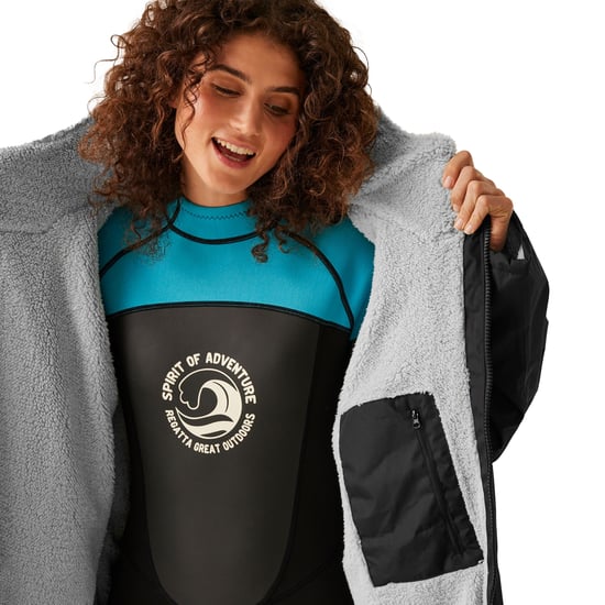 Regatta - Robe Mit Vlies gefüttert für Herren/Damen Unisex (Schwarz) - Image 4