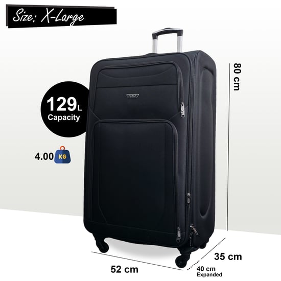 Weichschalen-Reisekoffer aus leichtem Nylon, extragroß, mit 4 Rädern - Image 2