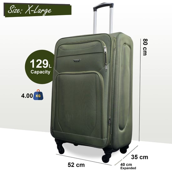 Weichschalen-Reisekoffer aus leichtem Nylon, extragroß, mit 4 Rädern - Image 2